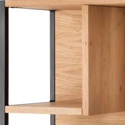 Discount Wohnen Hängeregal aus Wildeiche Massivholz - Manarola