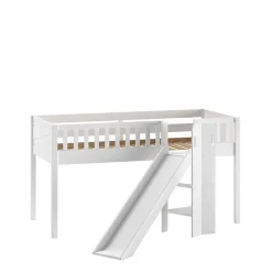 Clearance Wohnen Hochbett mit schräger Rutsche Schmetterlinge und Burg - Jimm