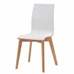 Clearance Wohnen Hochdrucklaminat Stuhl in Weiß - Sonda (2er Set)