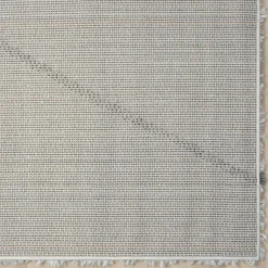 Online Wohnen Hochflor Teppich in Creme und Schwarz - You