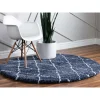 New Wohnen Hochflor Teppich mit Rautenmuster - Pius