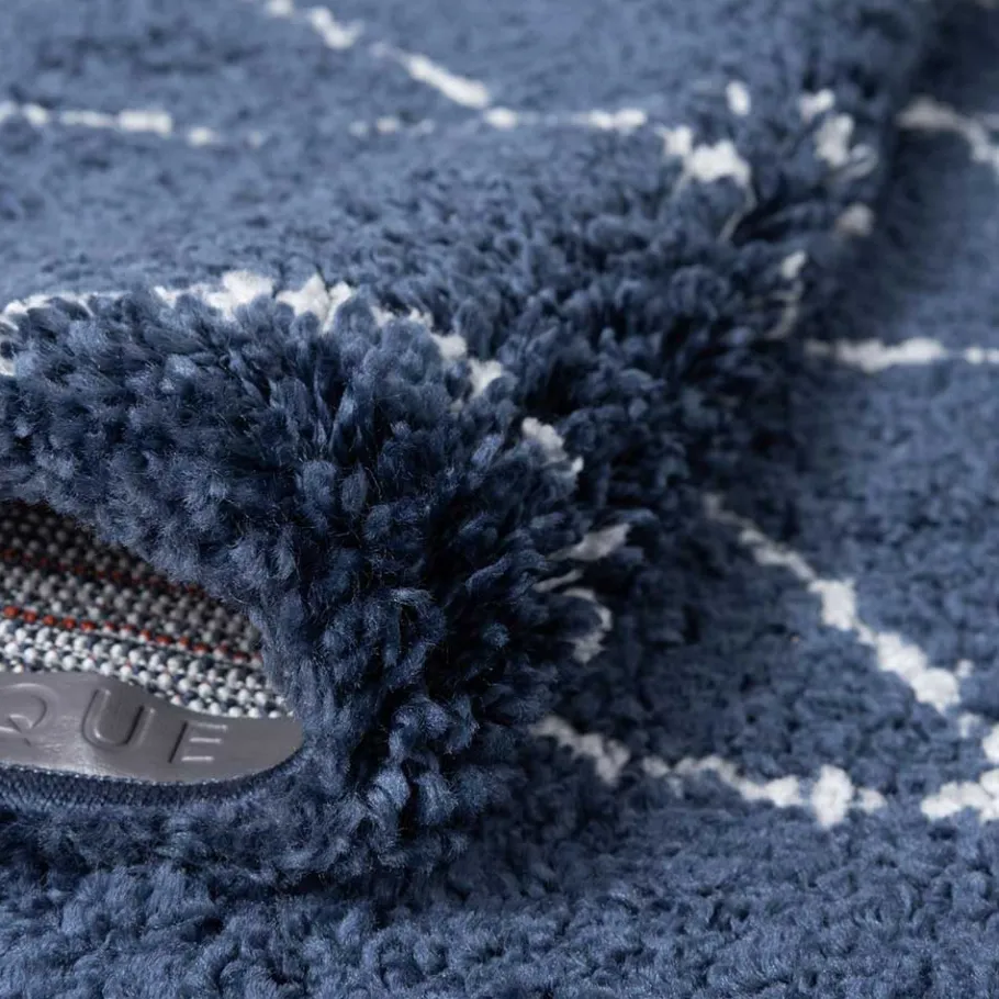 New Wohnen Hochflor Teppich mit Rautenmuster - Pius