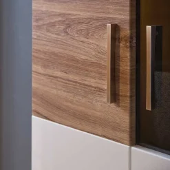Clearance Wohnen Hochglanz Vitrine in Weiß - Icadro