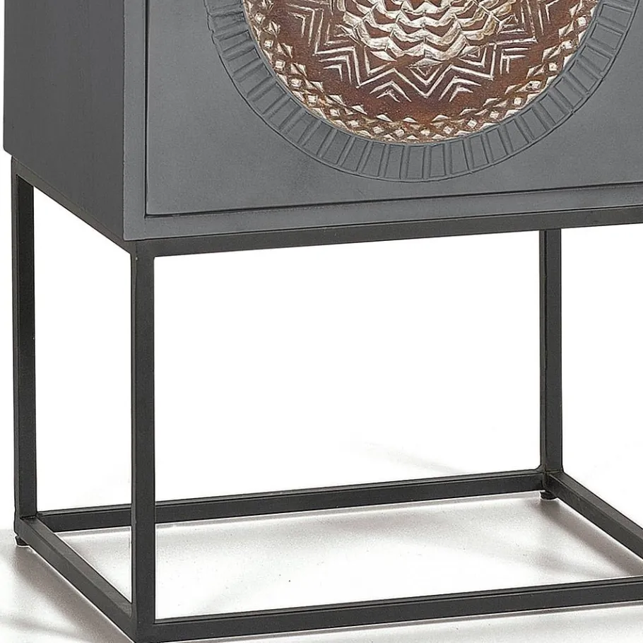 Discount Wohnen Hochkommode - dekorativ mit Mandalas - Mesusco