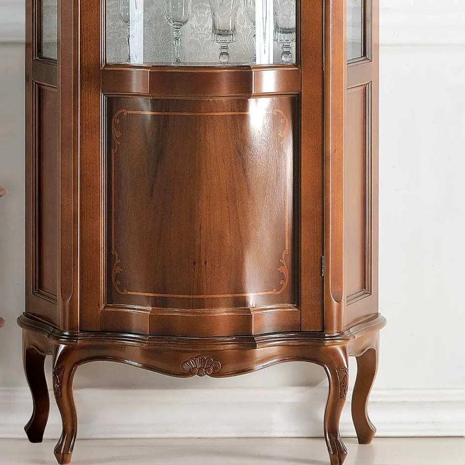 Sale Wohnen Hochwertige Vitrine im Barock Stil Dentro 214cm hoch