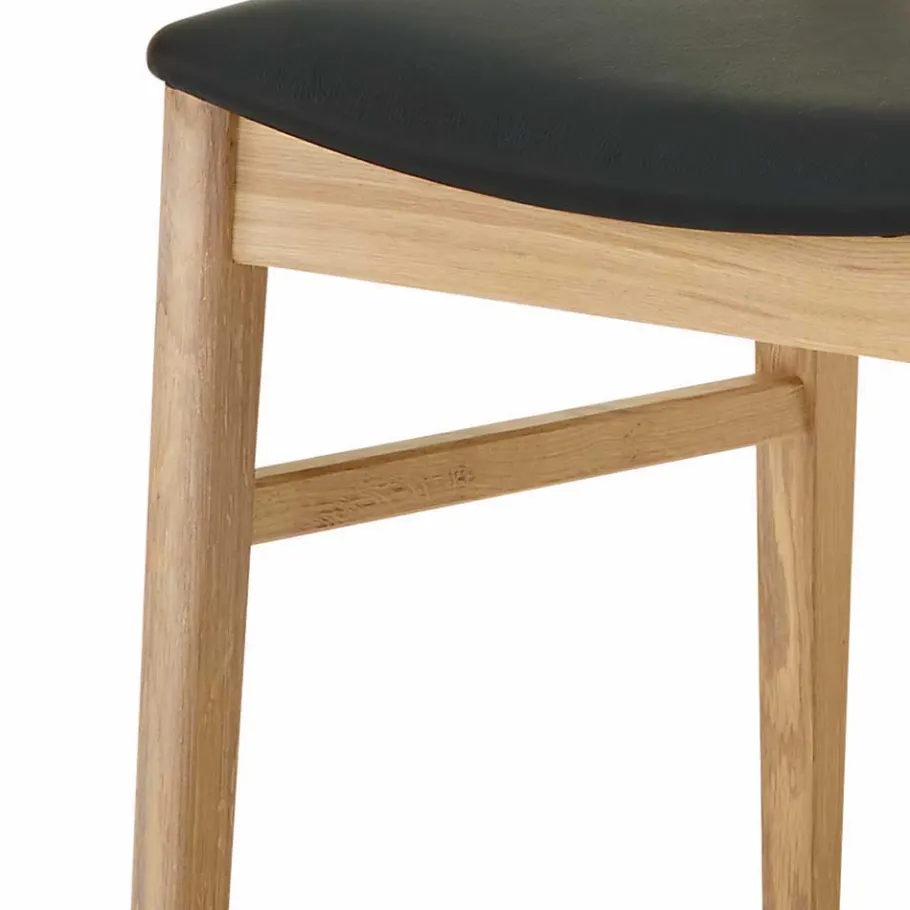Discount Wohnen Hochwertiger Stuhl aus Eichenholz - Baddy (2er Set)