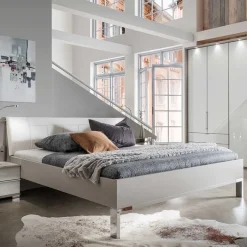 Clearance Wohnen Hochwertiges Doppelbett mit Kopfteil Kunstleder - Tumiva