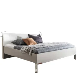 Clearance Wohnen Hochwertiges Doppelbett mit Kopfteil Kunstleder - Tumiva
