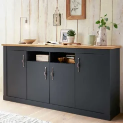 Best Wohnen Hohe Anrichte im Modernen Landhaus Look - Lionel