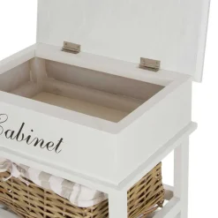 Outlet Wohnen Hohe Kommode Efate mit Körben