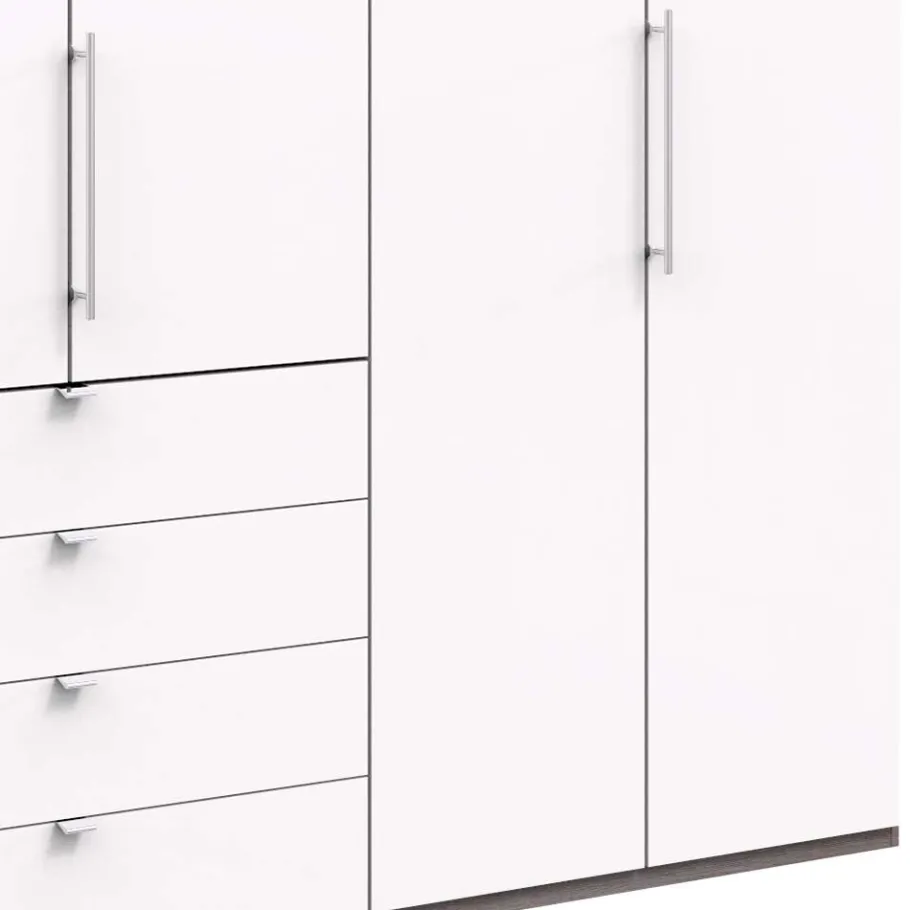 Clearance Wohnen Hoher Kleiderschrank mit 3 Falttüren - Tivierto