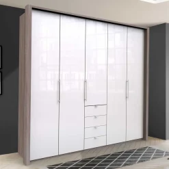 Outlet Wohnen Hoher Schlafzimmer-Kleiderschrank kombiniert - Empresian