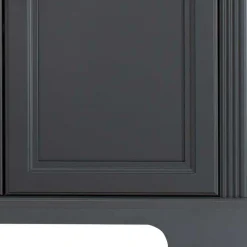 Outlet Wohnen Hohes Sideboard in Dunkelgrau & Eiche - Joe