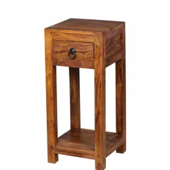 Wohnen Holz Blumenständer Hoslo mit Schublade