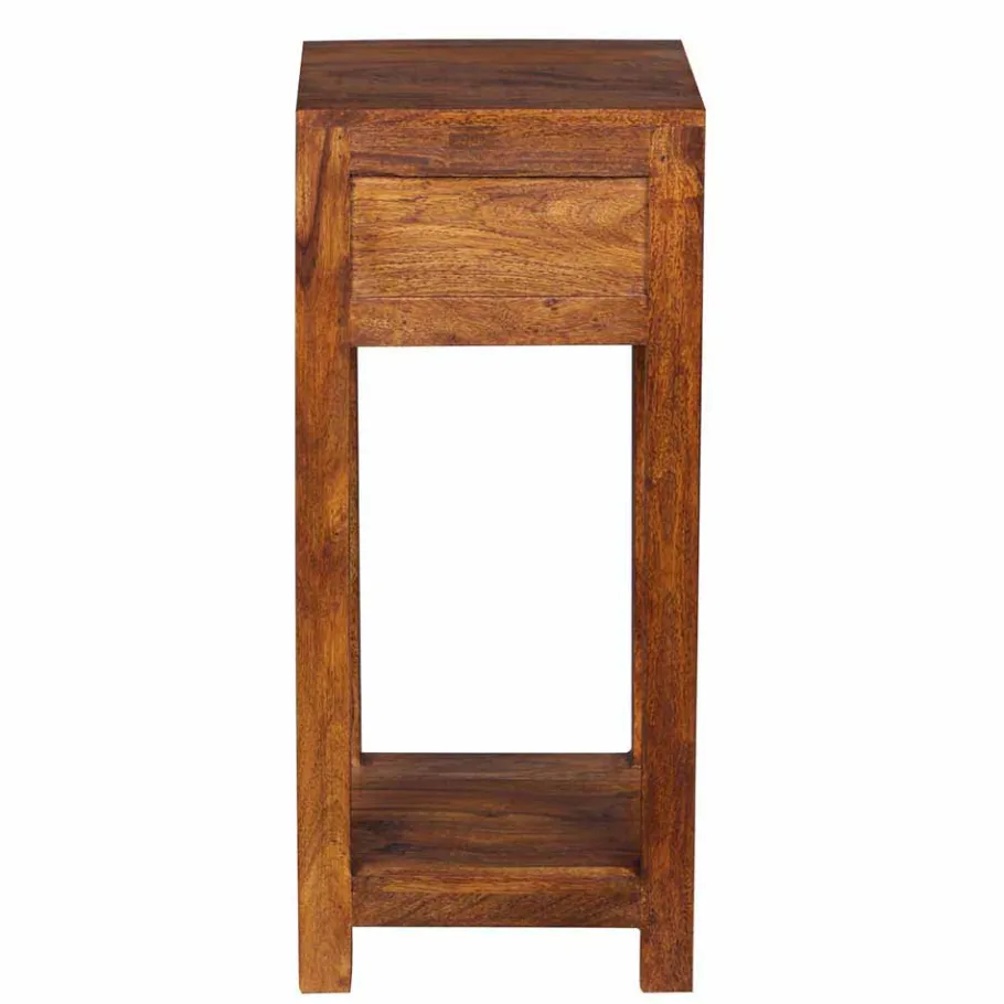 Wohnen Holz Blumenständer Hoslo mit Schublade