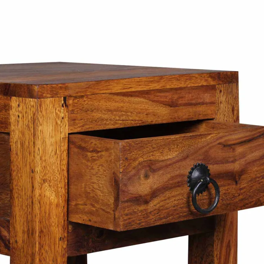 Wohnen Holz Blumenständer Hoslo mit Schublade