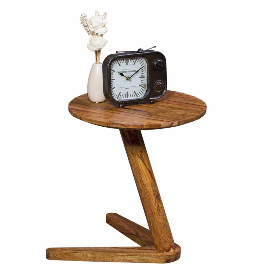 Sale Wohnen Holz Designertisch Jamsons mit Tischplatte rund