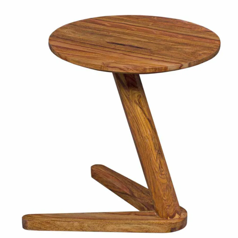 Sale Wohnen Holz Designertisch Jamsons mit Tischplatte rund