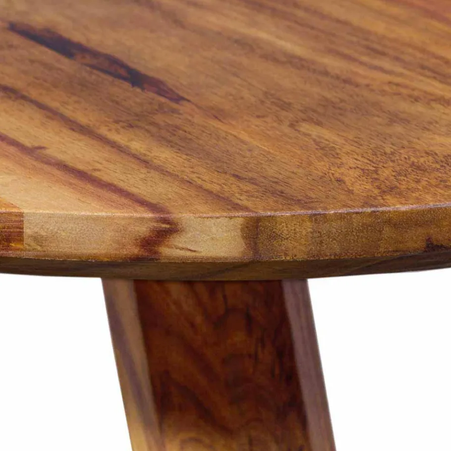 Sale Wohnen Holz Designertisch Jamsons mit Tischplatte rund