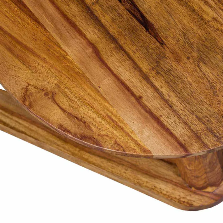 Sale Wohnen Holz Designertisch Jamsons mit Tischplatte rund