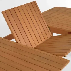 Best Wohnen Holz Gartentisch mit Butterflyauszug - Delphio