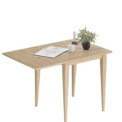 Discount Wohnen Holz Küchentisch mit Klappe aus Eiche - Emplova