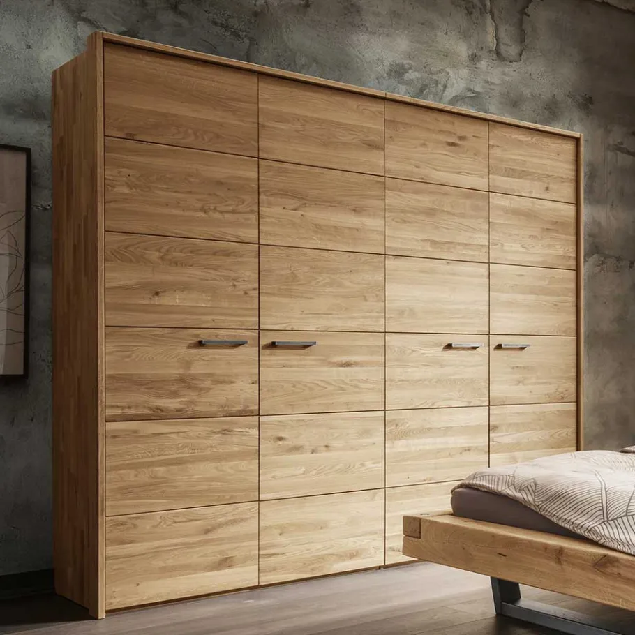 Discount Wohnen Holz Kleiderschrank mit Passepartout Rahmen - Cancun