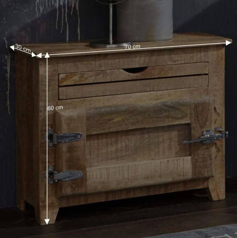 Discount Wohnen Holz Kommode Suennas aus Mangobaum