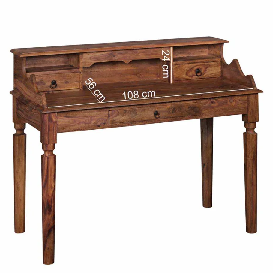 Clearance Wohnen Holz Schreibtisch Pisinon im Landhausstil