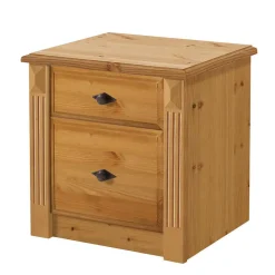 Sale Wohnen Holzbett Corabia mit Nachtkommoden (dreiteilig)