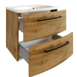Best Wohnen Holzdekor Badausstattung Möbel - Arazony (dreiteilig)