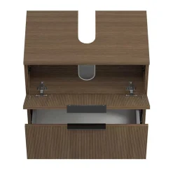 New Wohnen Holzdekor Badausstattung Set - Ucaida (vierteilig)
