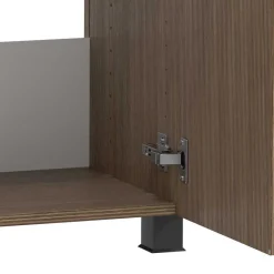 Best Wohnen Holzdekor Badeinrichtung in Eiche Dunkel - Ucaida (vierteilig)