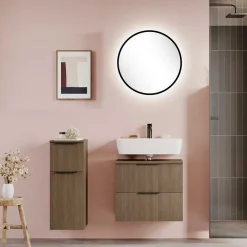Hot Wohnen Holzdekor Badezimmer-Möbel Set - Ucaida (dreiteilig)