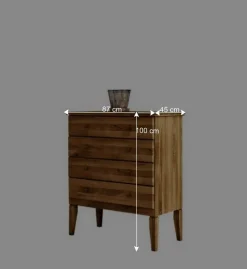New Wohnen Holzkommode Masdamos mit Schubladen