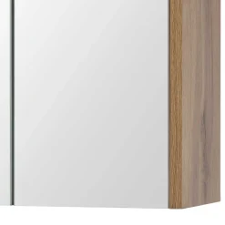 Online Wohnen Holzoptik Spiegelschrank fürs Badezimmer - Nelorena
