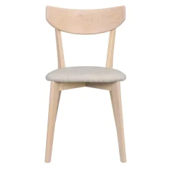 New Wohnen Holzstühle mit Polstersitz - Mikene (2er Set)
