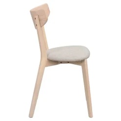 New Wohnen Holzstühle mit Polstersitz - Mikene (2er Set)