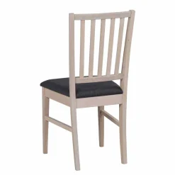 Best Wohnen Holzstuhl mit Stoffsitz Grau - Pessoa (2er Set)