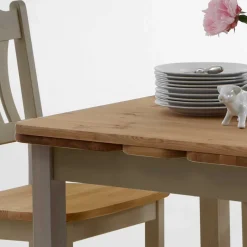 Discount Wohnen Holztisch Seramya im Landhausstil