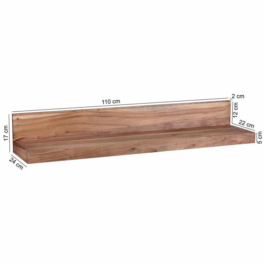 Sale Wohnen Holz-Wandboard Vislan in L-Form