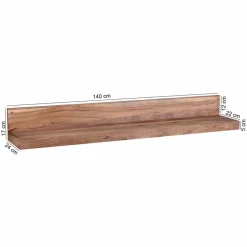 Sale Wohnen Holz-Wandboard Vislan in L-Form
