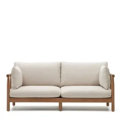 Outlet Wohnen Indoor Outdoor Sofa in Cremefarben - Perconia