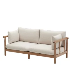 Outlet Wohnen Indoor Outdoor Sofa in Cremefarben - Perconia