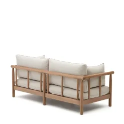 Outlet Wohnen Indoor Outdoor Sofa in Cremefarben - Perconia