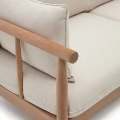 Outlet Wohnen Indoor Outdoor Sofa in Cremefarben - Perconia