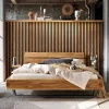 Clearance Wohnen Industrial Balkenbett mit Metallkufen - Magie