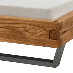 Clearance Wohnen Industrial Balkenbett mit Metallkufen - Magie