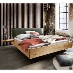 Discount Wohnen Industrial Bett & Nachttische Set - Greta (dreiteilig)