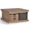 New Wohnen Industrial Chic Couchtisch mit Stauraum - Jantonia